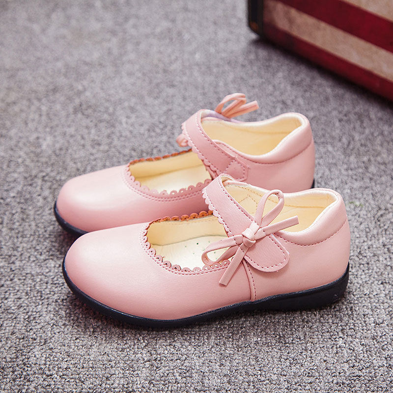 Giày búp bê bé gái màu hồng GB03