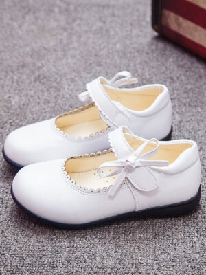 Giày búp bê bé gái màu trắng GB02=