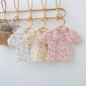 Áo sơ mi ngắn tay cho bé AT122