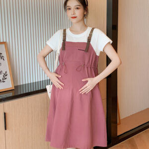 Thông tin váy đầm bầu yếm suông Vay dam cong so VB413