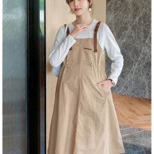 Thông tin váy đầm bầu yếm suông Vay dam cong so VB418