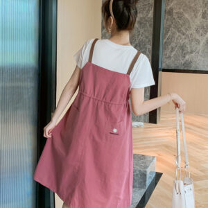 Thông tin váy đầm bầu yếm suông Vay dam cong so VB421