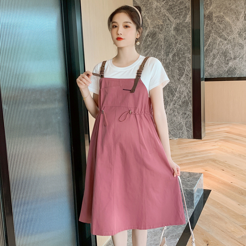 Thông tin váy đầm bầu yếm suông Vay dam cong so VB43