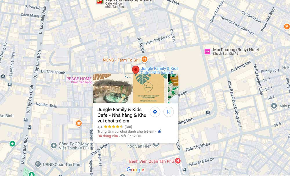 Không gian rộng lớn của Jungle Family &amp; Kids Cafe, một trong những quán cà phê có khu vui chơi trẻ em hàng đầu