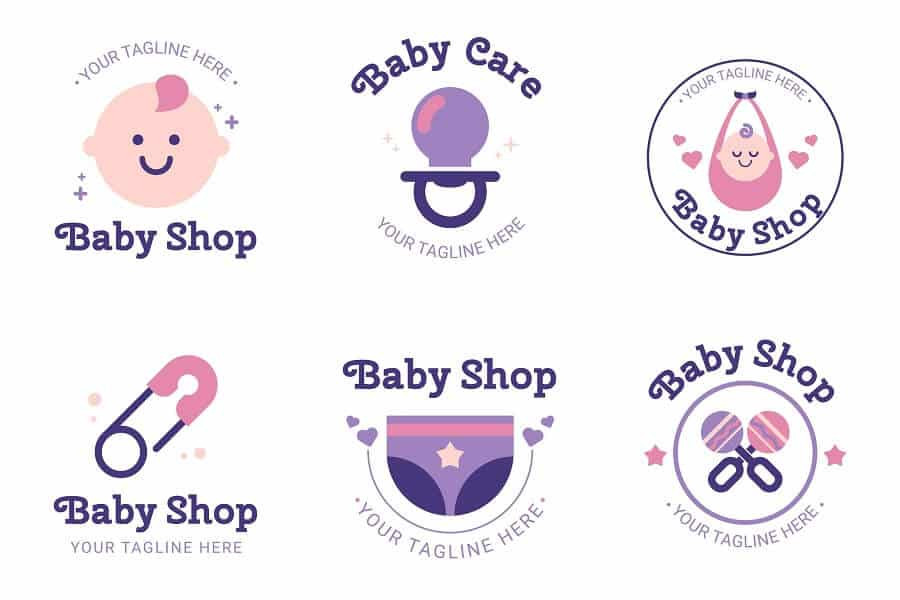 Logo shop kids miễn phí thiết kế sáng tạo