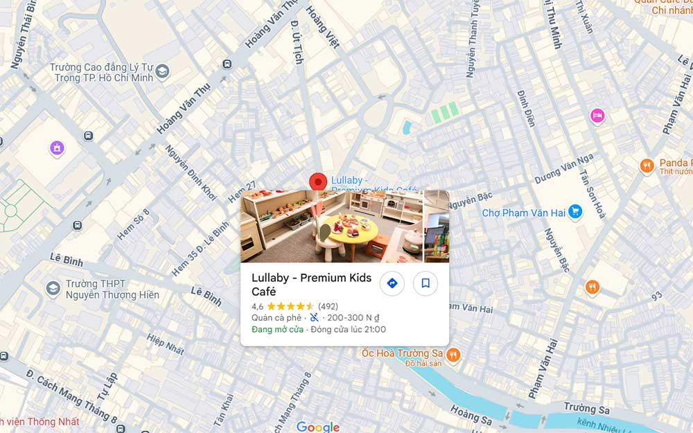 Lullaby Premium Kids Cafe, quán cafe cho trẻ em với khu chơi hiện đại