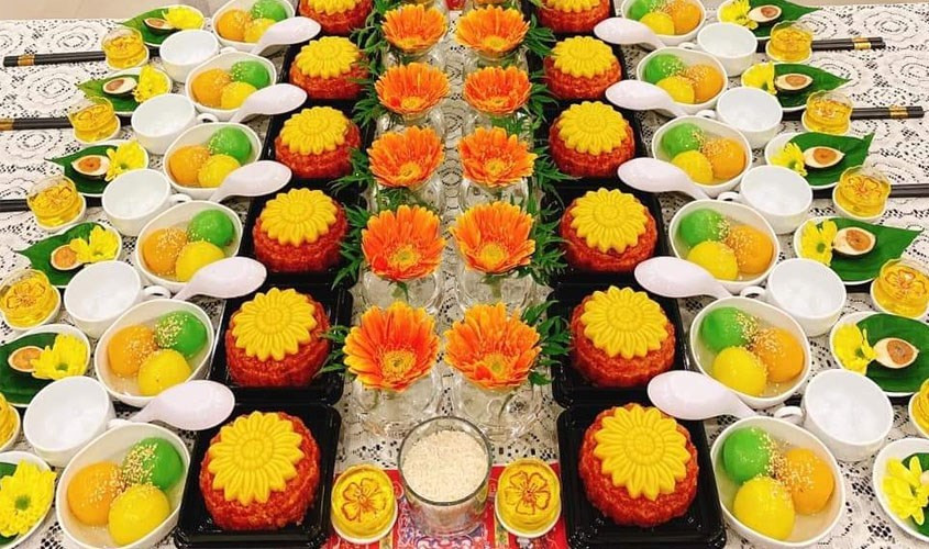 Mâm cỗ thôi nôi truyền thống