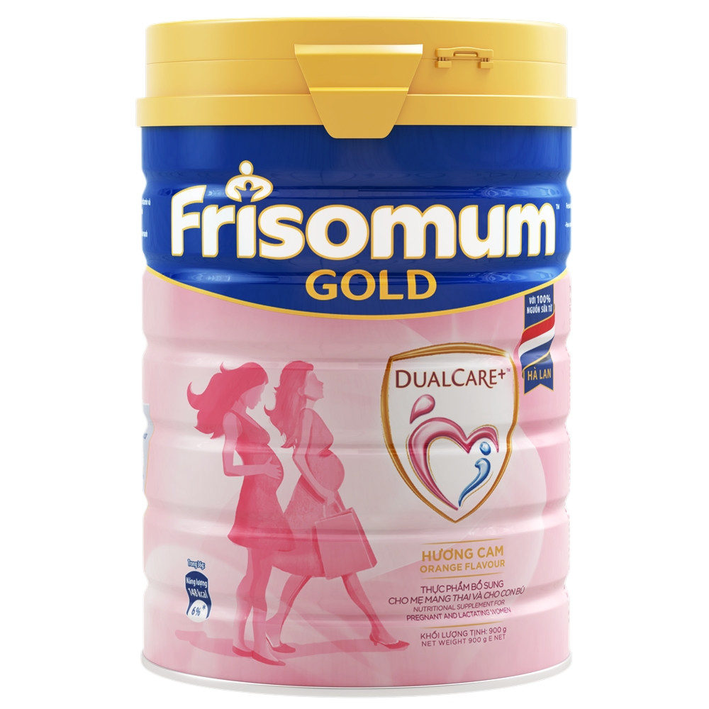 Sữa bầu Friso Mum Gold hương cam 900g