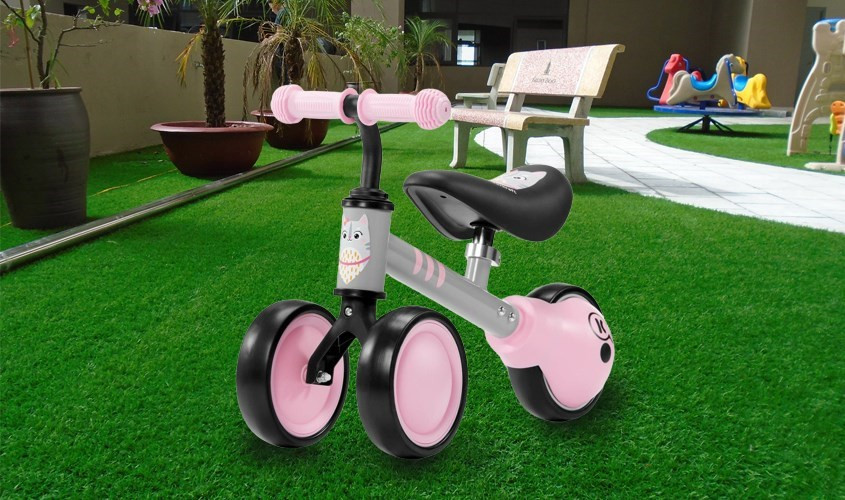 Xe chòi chân 3 bánh Kinderkraft KK.CUTIE PINK - Màu hồng
